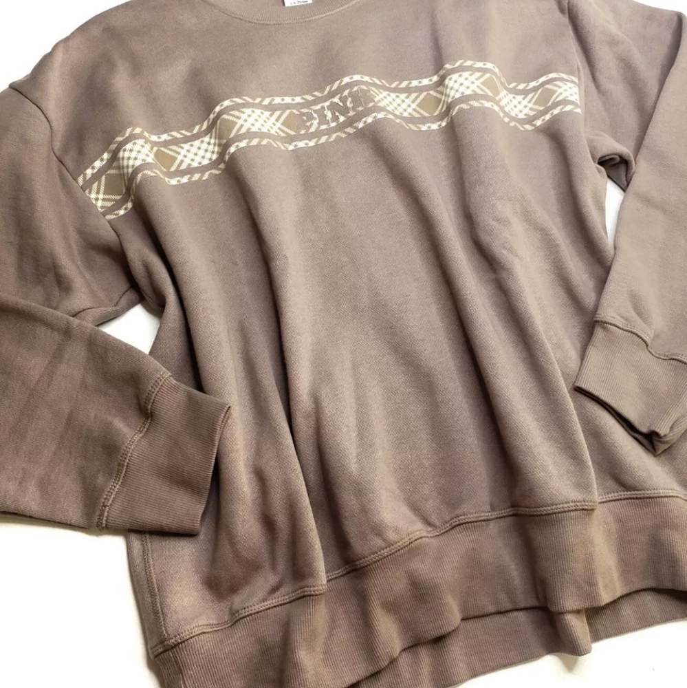 Victoria’s Secret PINK Ivy Fleece Classic Crew Sweatshirt, Size Large - NWT